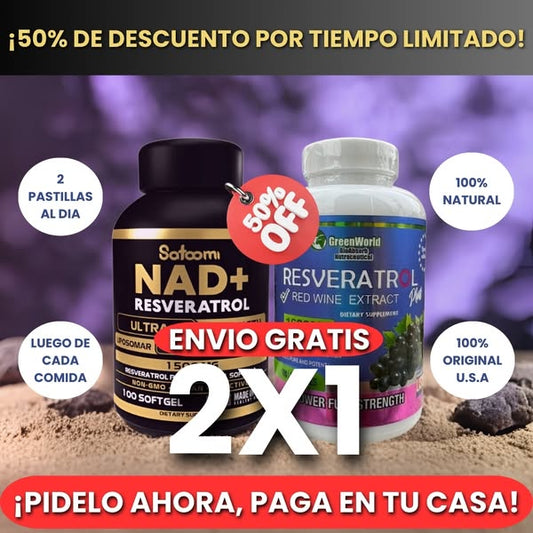 Combo Exclusivo💊Nad+ & Resveratrol🍇