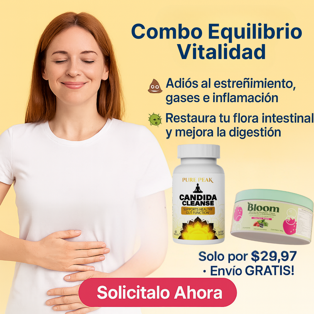 COMBO EQUILIBRIO & VITALIDAD V1 🍃BLOOM + CANDIDA CLEANSE