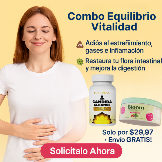 COMBO EQUILIBRIO & VITALIDAD V1 🍃BLOOM + CANDIDA CLEANSE