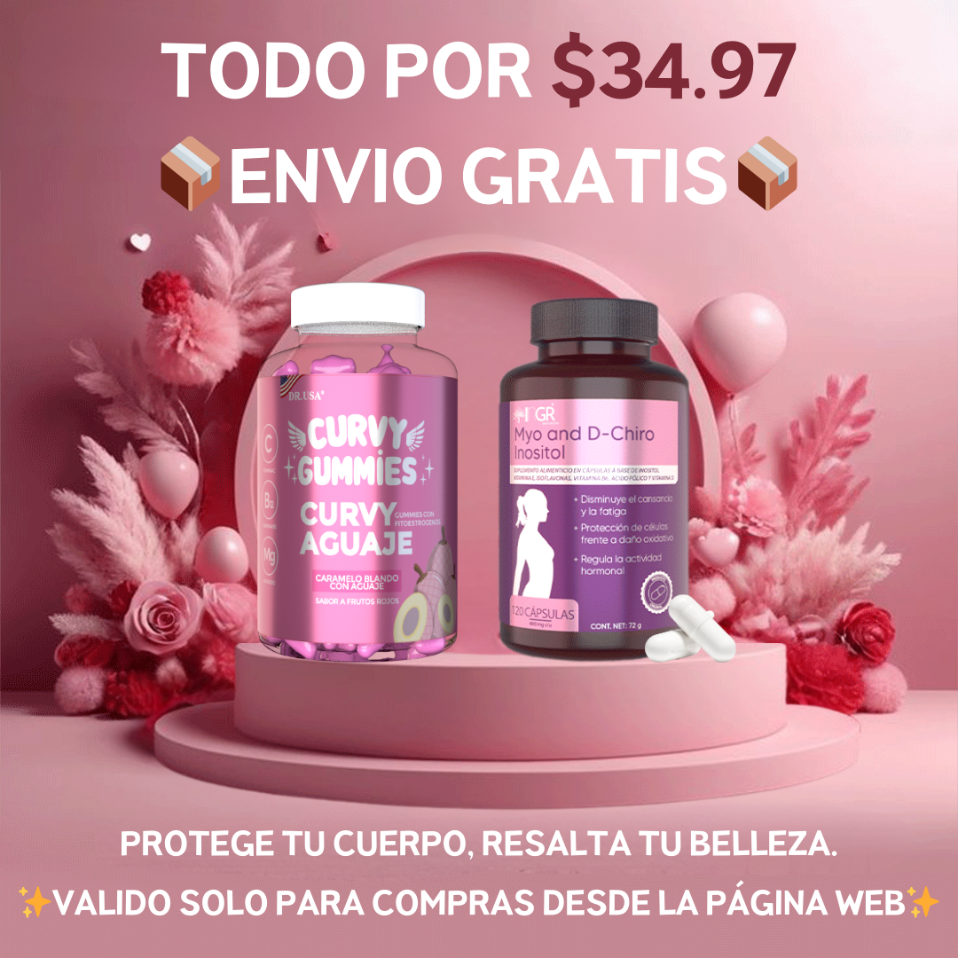 COMBO MUJER ACTIVA💝 Curvy Gummies + MYO And D- hiro