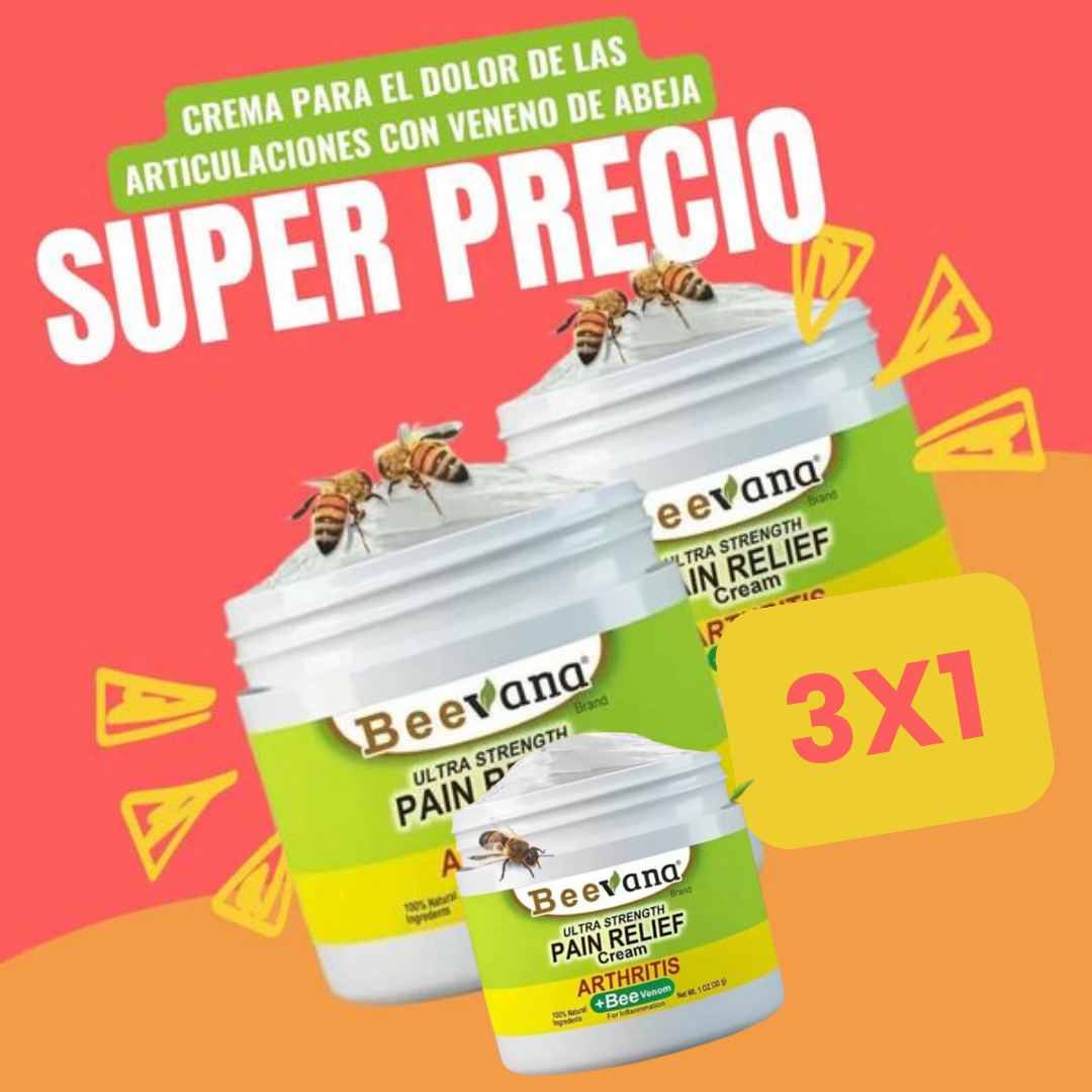(Lleva 3x1) 🎁 Beevanna Crema para articulaciones y dolores musculares