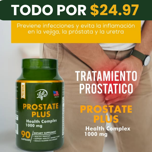 CUIDA TU PROSTATA💊Prostate Plus X 90 CAPSULAS