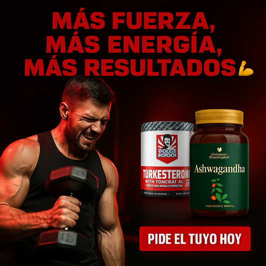 COMBO ELITE POWER🚀TURKESTERONRE + ASHWAGANDHA💪🏼